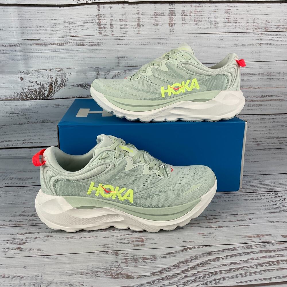 HOKA Gaviota 6 Women’s Running Shoes US 10.5B Green Mint Sneakers
